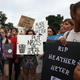 People protesting against racism gather in front of the White House on Aug. 14, 2017, in Washington, D.C. (Mark Wilson/Getty Images)